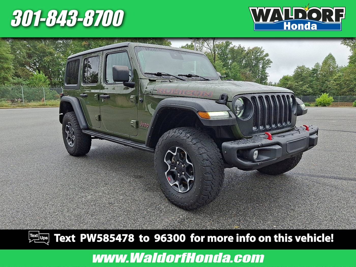 2023 Jeep Wrangler Rubicon — SUV — 34,476 mi — Waldorf, MD