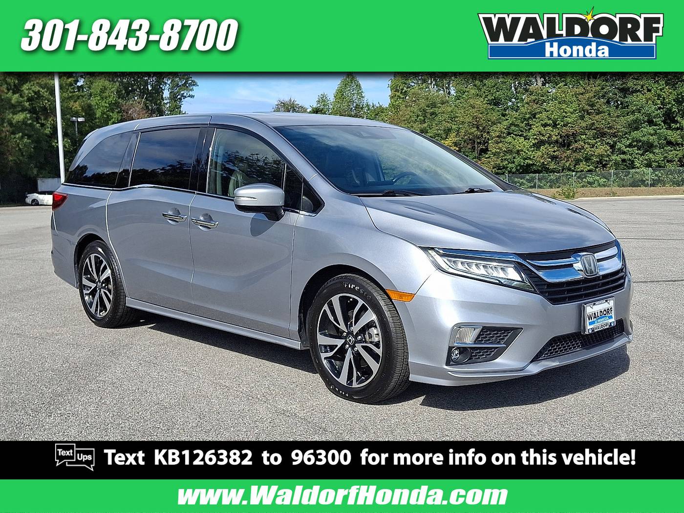2019 Honda Odyssey Elite — Minivan — 35,735 mi — Waldorf, MD