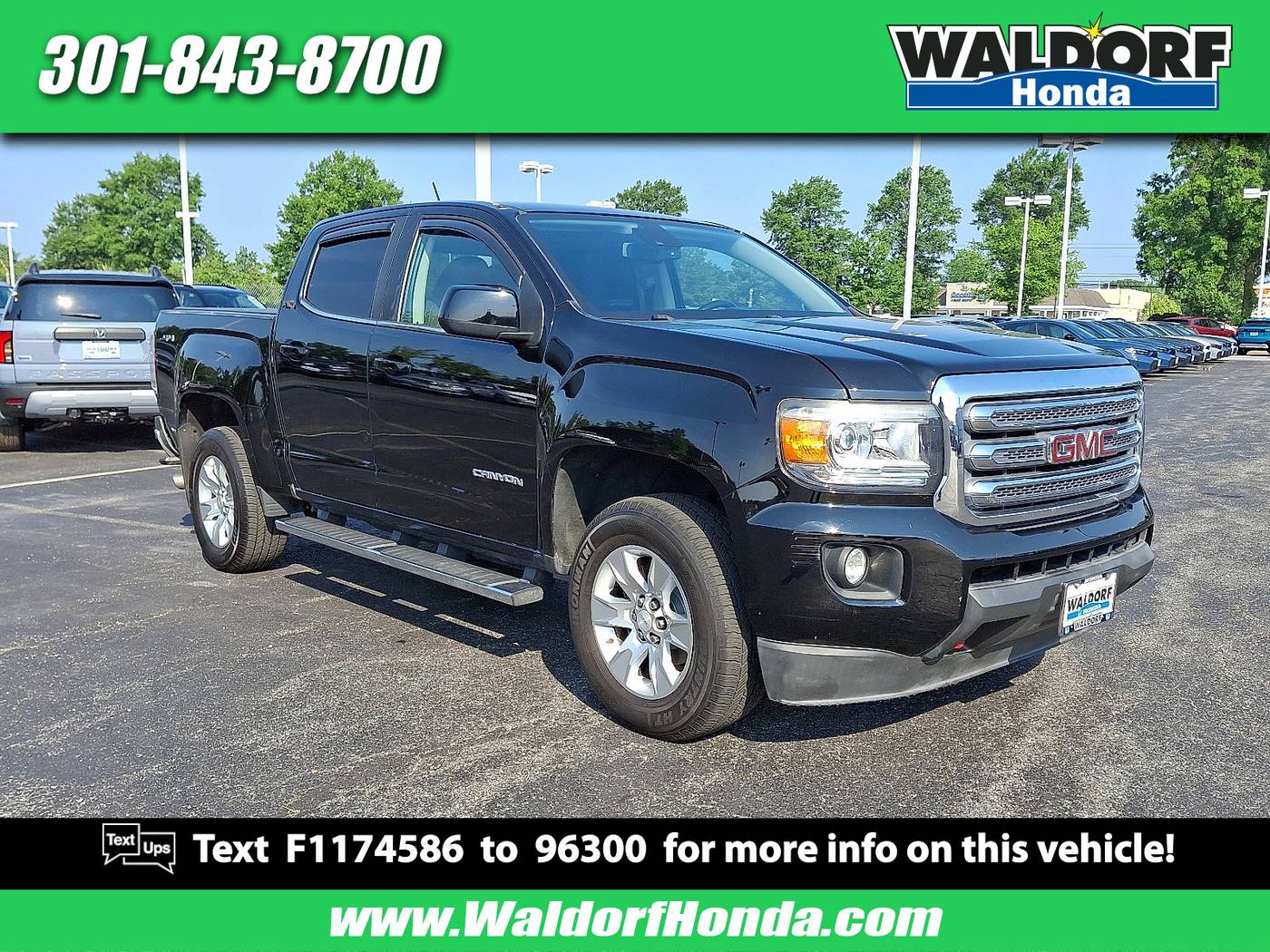 2015 GMC Canyon SLE — Pickup Truck — 71,988 mi — Waldorf, MD