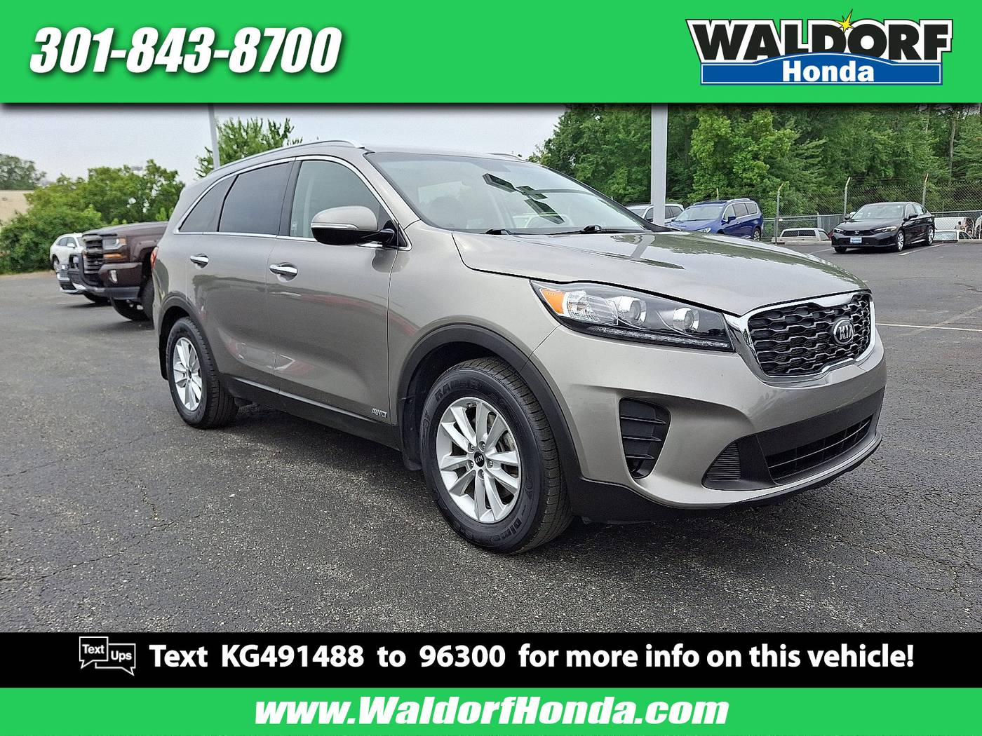 2019 Kia Sorento LX V6 — SUV — 78,638 mi — Waldorf, MD