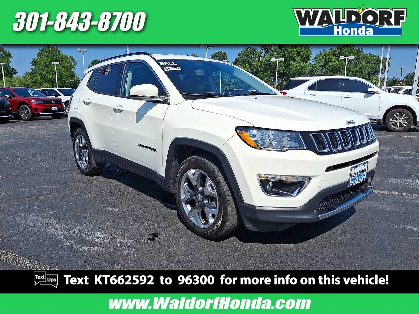 2019 Jeep Compass Limited — SUV — 88,029 mi — Waldorf, MD