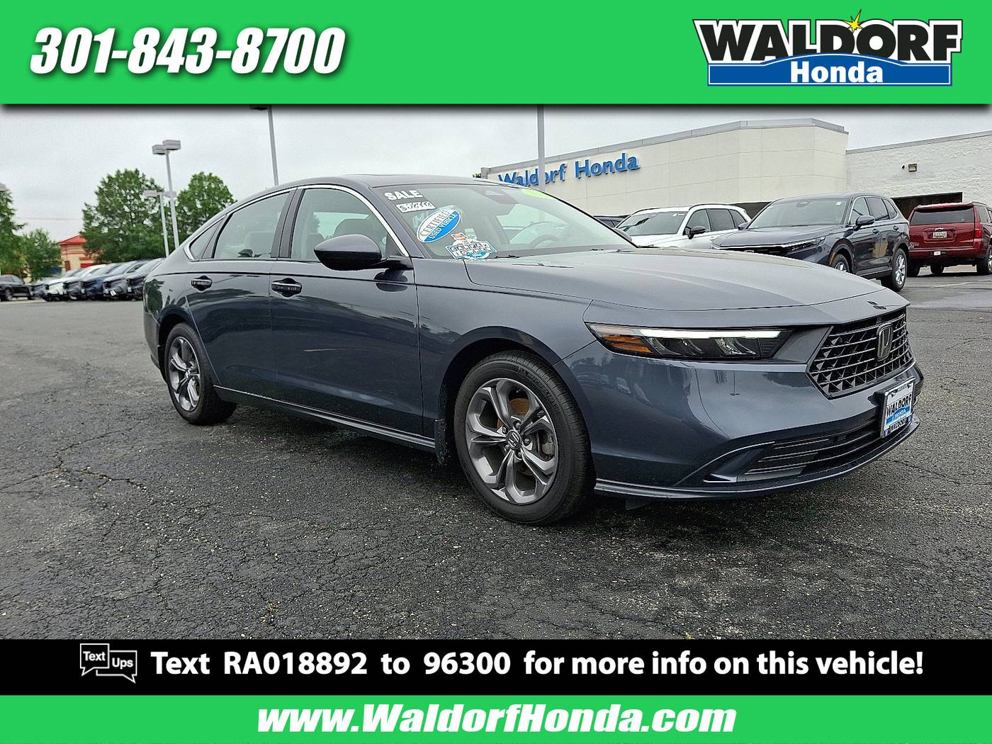 2024 Honda Accord EX — Sedan — 13,527 mi — Waldorf, MD