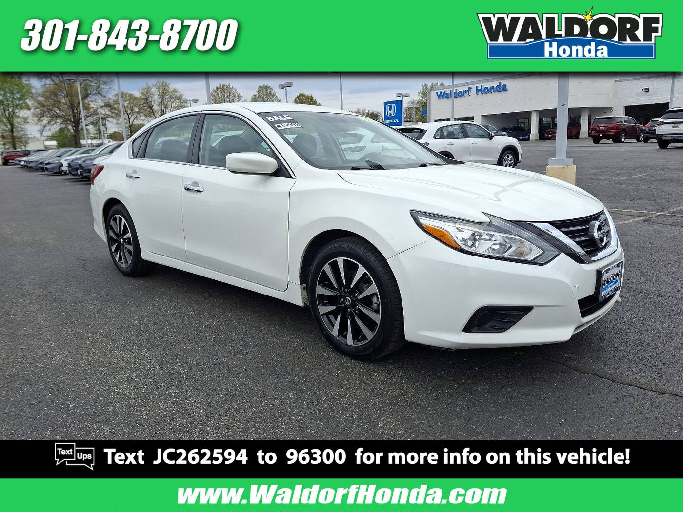 2018 Nissan Altima 2.5 SV — Sedan — 110,229 mi — Waldorf, MD