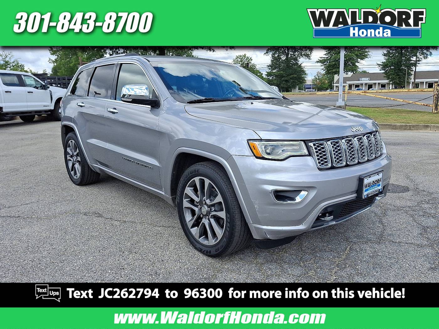 2018 Jeep Grand Cherokee Overland — SUV — 70,916 mi — Waldorf, MD
