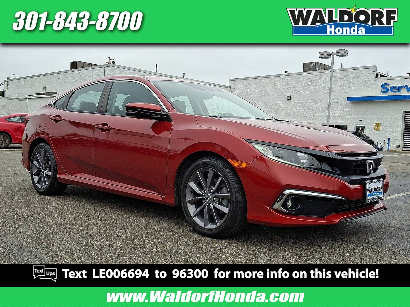 2020 Honda Civic EX-L — Sedan — 46,483 mi — Waldorf, MD