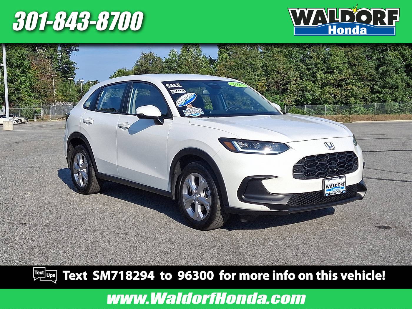 2025 Honda HR-V LX — SUV — 9,554 mi — Waldorf, MD