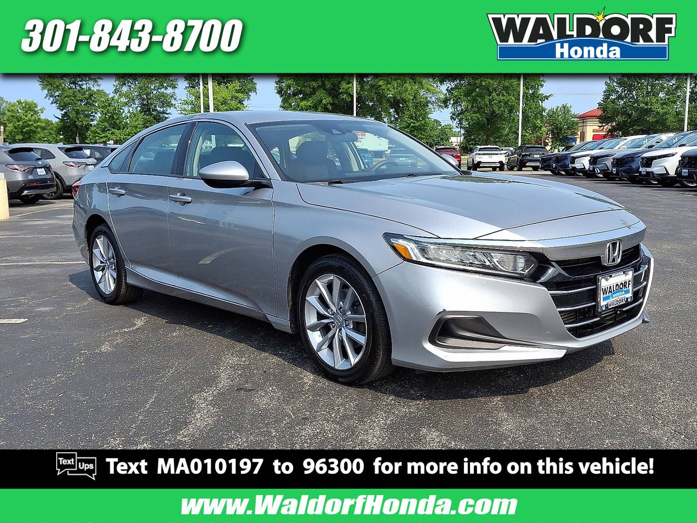 2021 Honda Accord LX — Sedan — 86,879 mi — Waldorf, MD