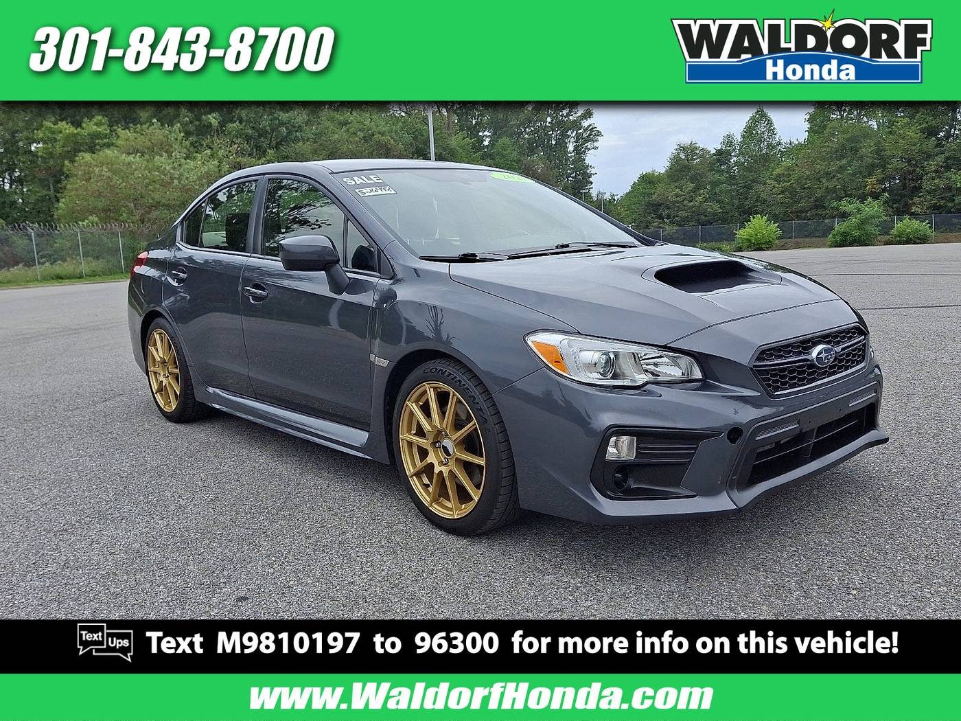 2021 Subaru WRX Standard — Sedan — 35,963 mi — Waldorf, MD