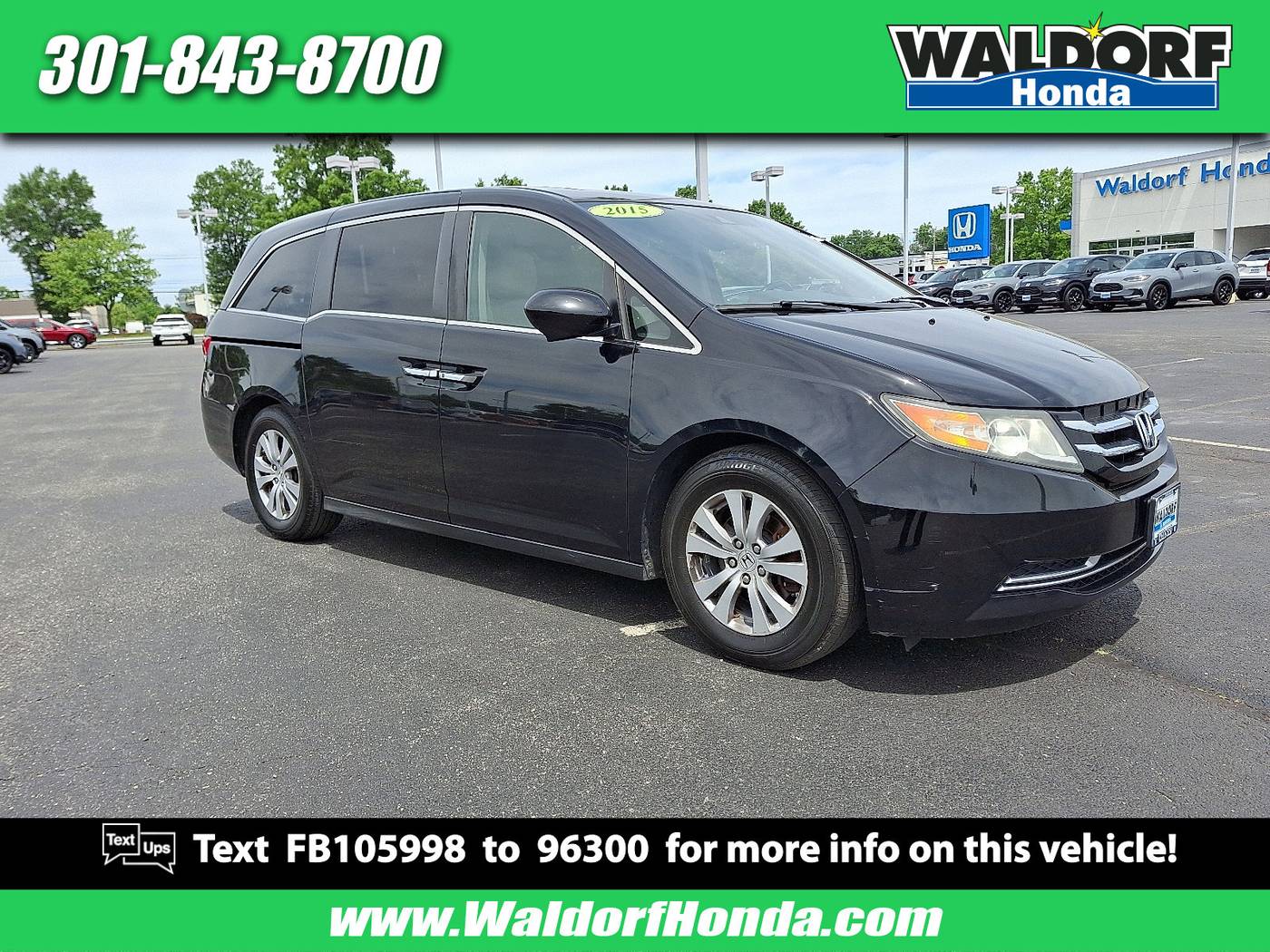 2015 Honda Odyssey EX-L — Minivan — 111,044 mi — Waldorf, MD