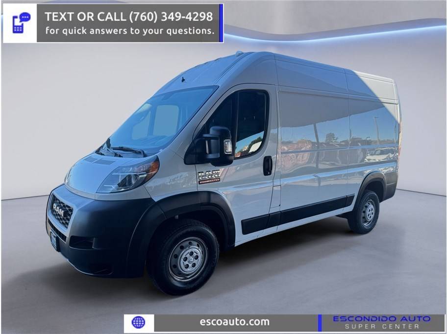 2020 Ram ProMaster Cargo Van 1500 — Cargo Van — 60,699 mi — Escondido, CA