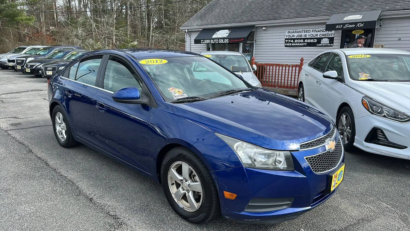 2012 Chevrolet Cruze 1LT — Sedan — 136,765 mi — North Dartmouth, MA