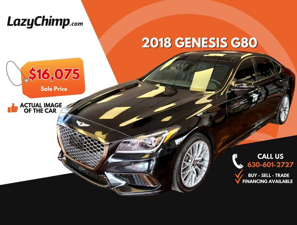 2018 Genesis G80 3.3T Sport — Sedan — 151,041 mi — Downers Grove, IL