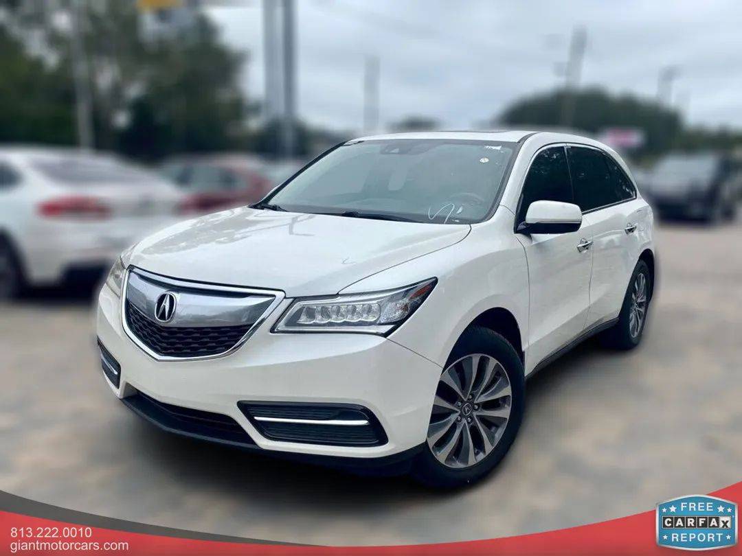 2016 Acura MDX Base — SUV — 80,585 mi — Tampa, FL