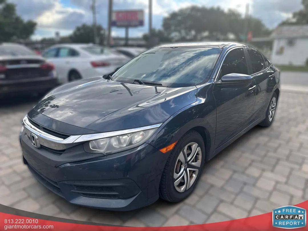 2018 Honda Civic LX — Sedan — 119,500 mi — Tampa, FL