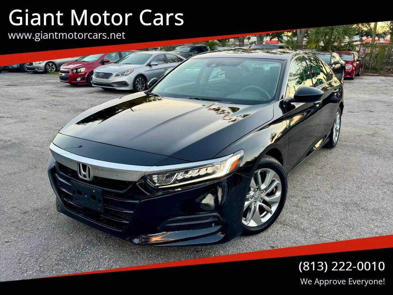 2019 Honda Accord LX — Sedan — 75,872 mi — Tampa, FL