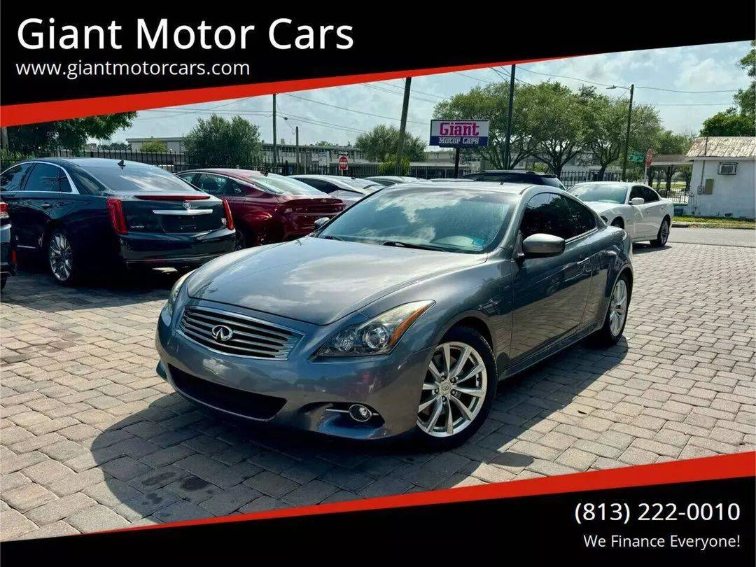 2012 INFINITI G G37 — Coupe — 97,378 mi — Tampa, FL