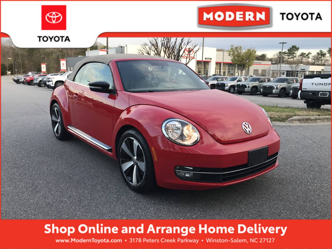 2013 Volkswagen Beetle Turbo 60s Edition — Convertible — 117,534 mi — Winston-Salem, NC