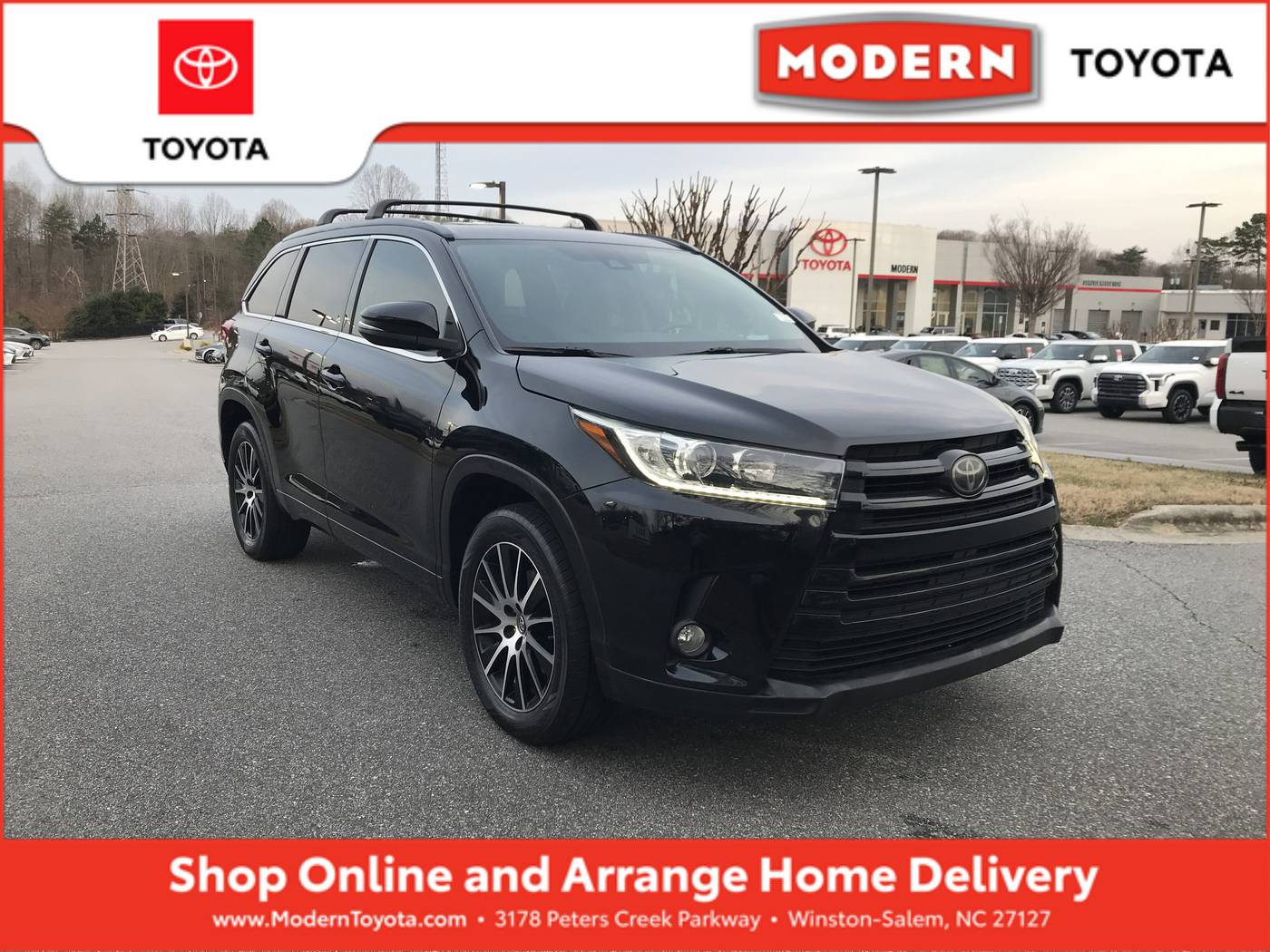 2018 Toyota Highlander SE V6 — SUV — 102,705 mi — Winston-Salem, NC