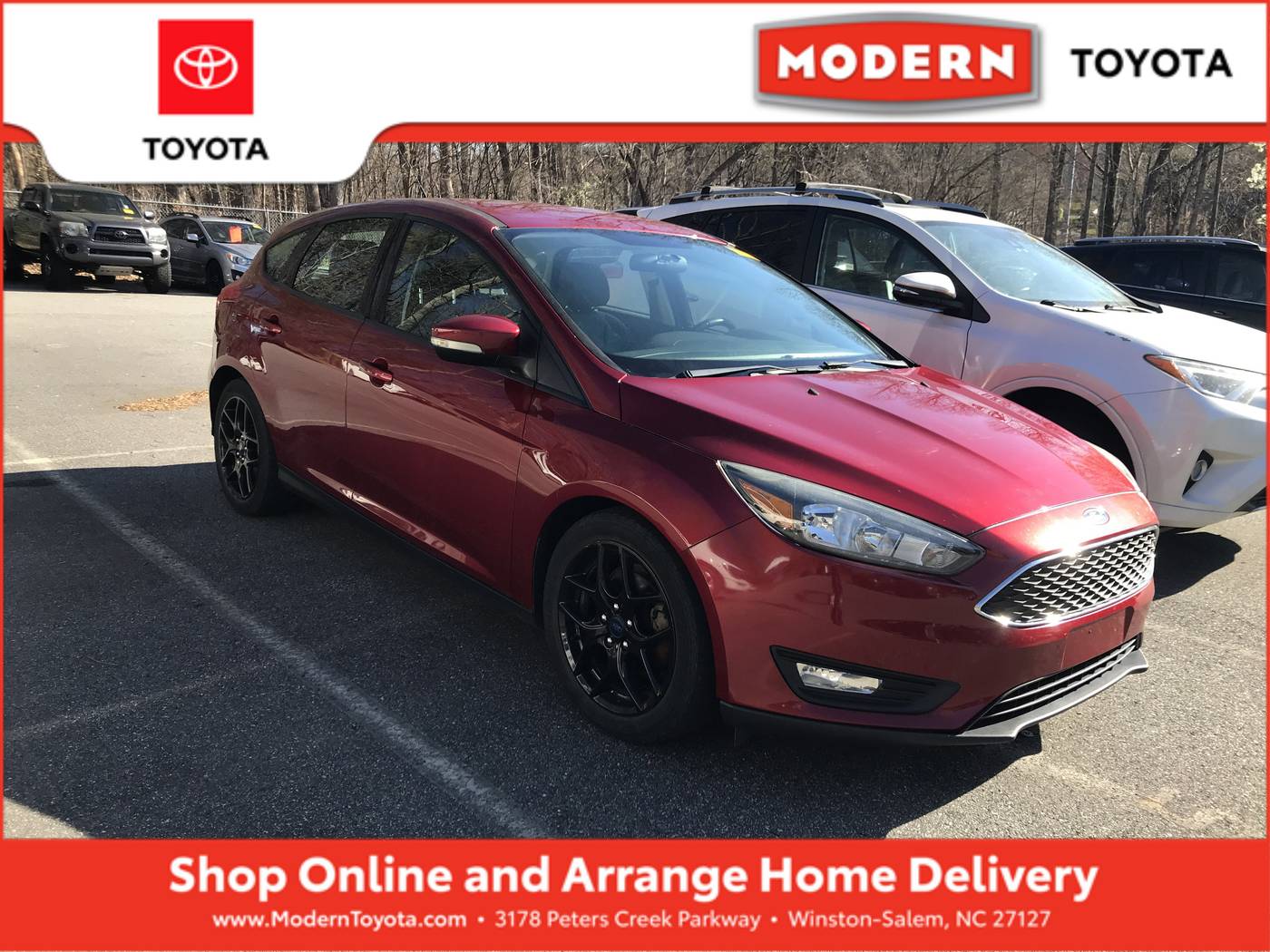 2016 Ford Focus SE — Hatchback — 89,933 mi — Winston-Salem, NC