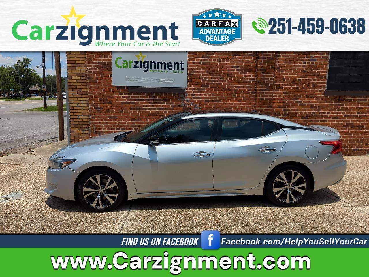 2016 Nissan Maxima Platinum — Sedan — 85,500 mi — Mobile, AL