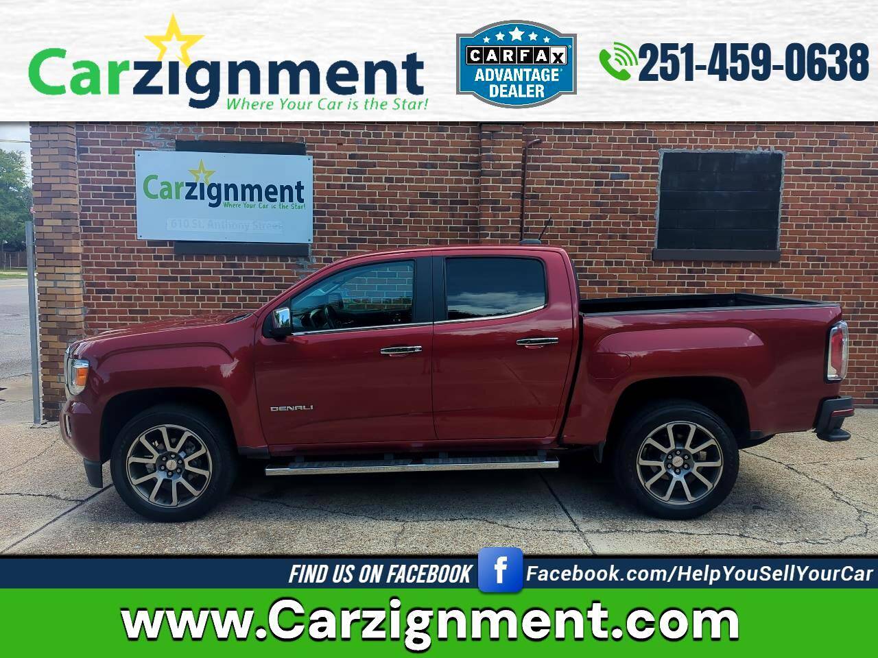 2020 GMC Canyon Denali — Pickup Truck — 74,825 mi — Mobile, AL