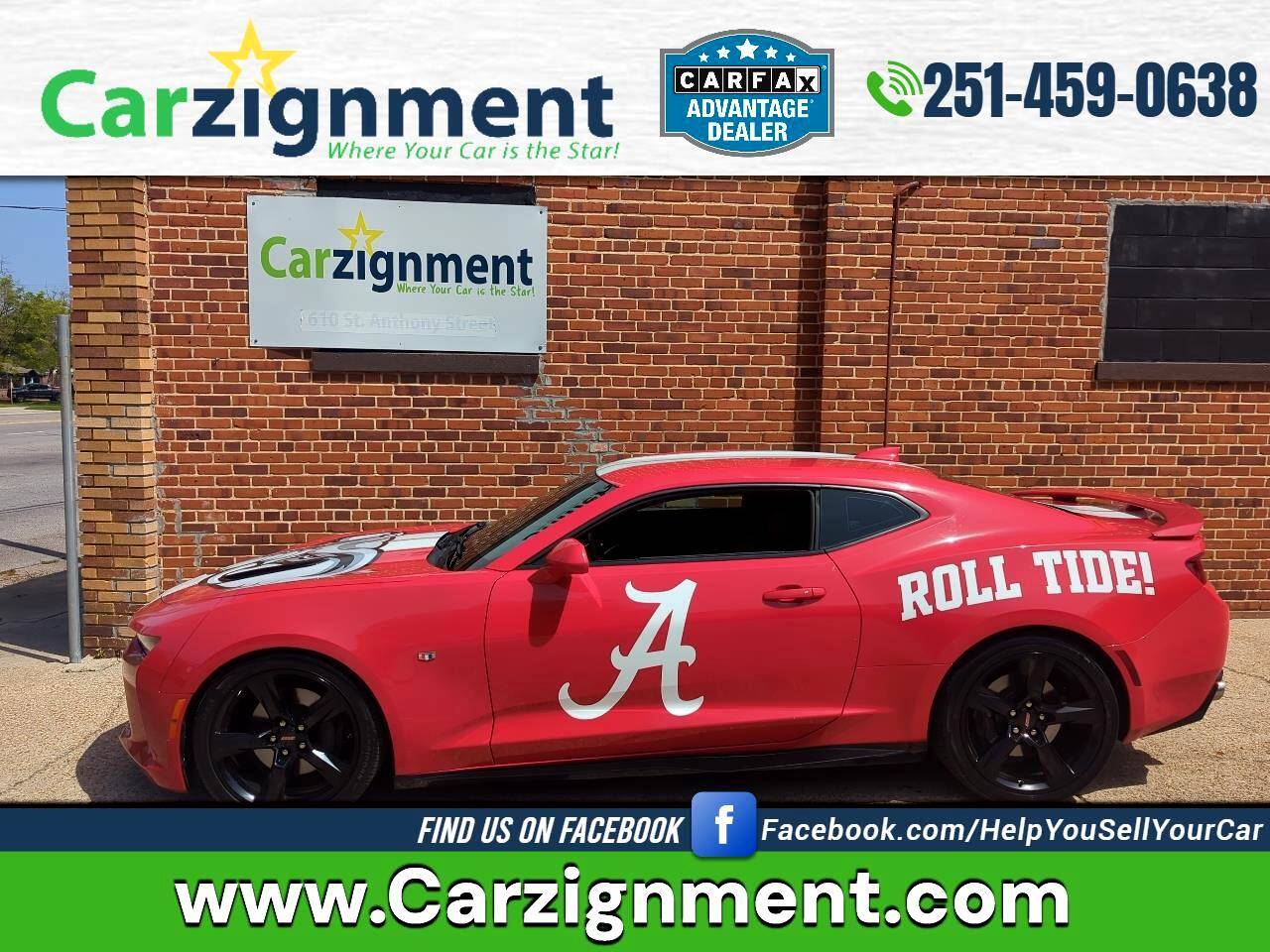 2017 Chevrolet Camaro 2SS — Coupe — 37,014 mi — Mobile, AL