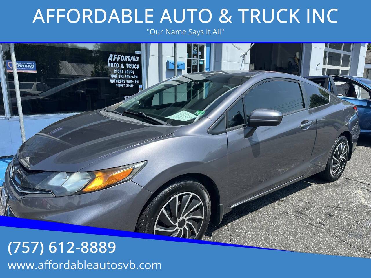 2015 Honda Civic LX — Coupe — 101,551 mi — Virginia Beach, VA
