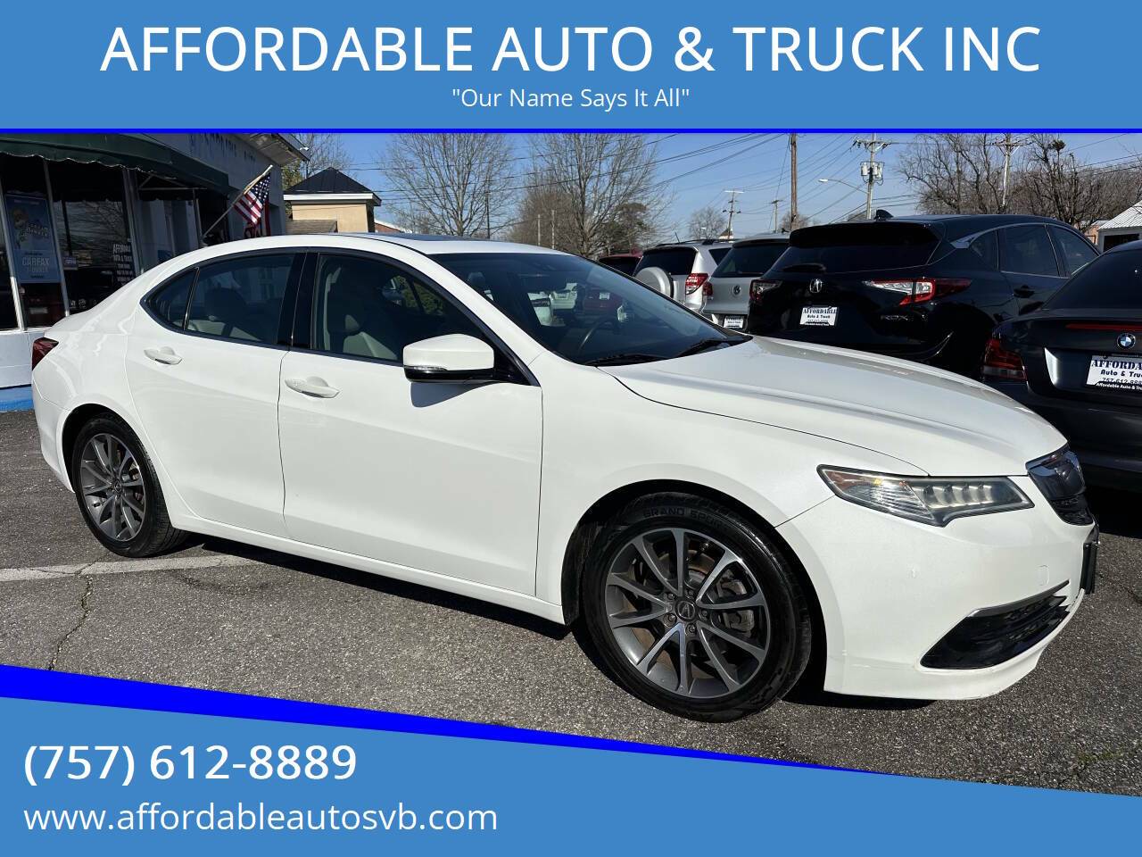 2015 Acura TLX Technology Package — Sedan — 115,601 mi — Virginia Beach, VA