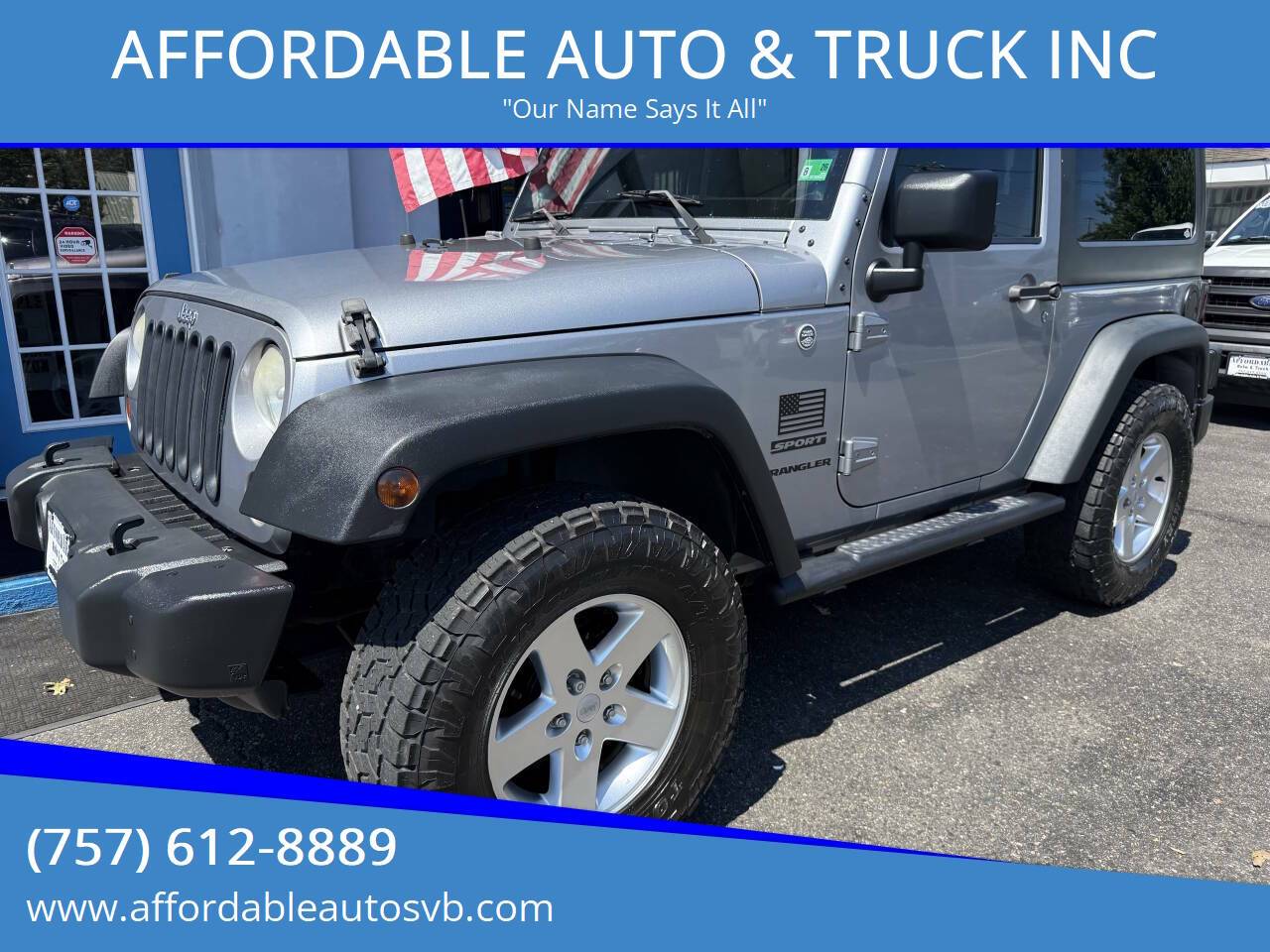 2013 Jeep Wrangler Sport — SUV — 126,948 mi — Virginia Beach, VA