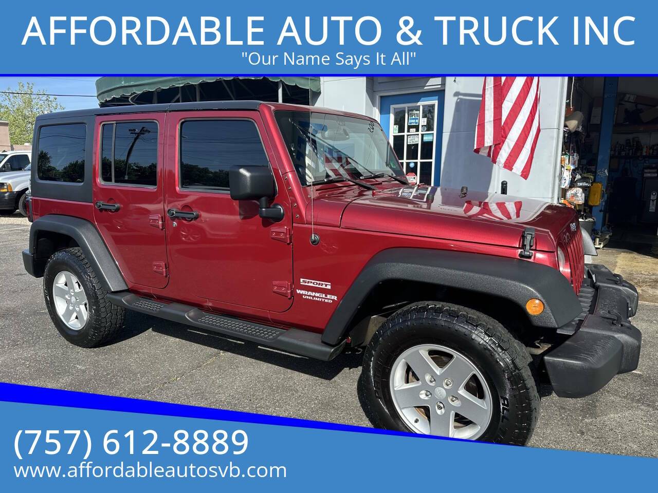 2013 Jeep Wrangler Sport — SUV — 140,270 mi — Virginia Beach, VA