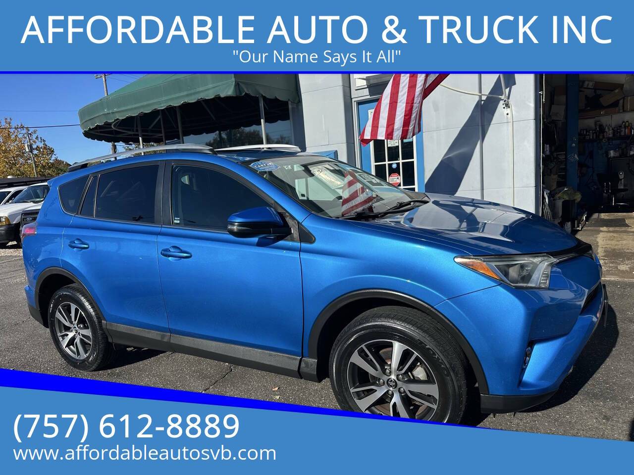 2017 Toyota RAV4 XLE — SUV — 143,257 mi — Virginia Beach, VA