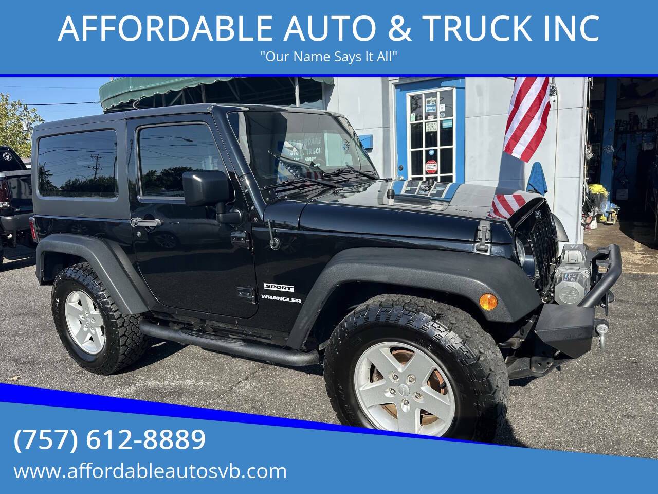 2017 Jeep Wrangler Sport — SUV — 119,959 mi — Virginia Beach, VA