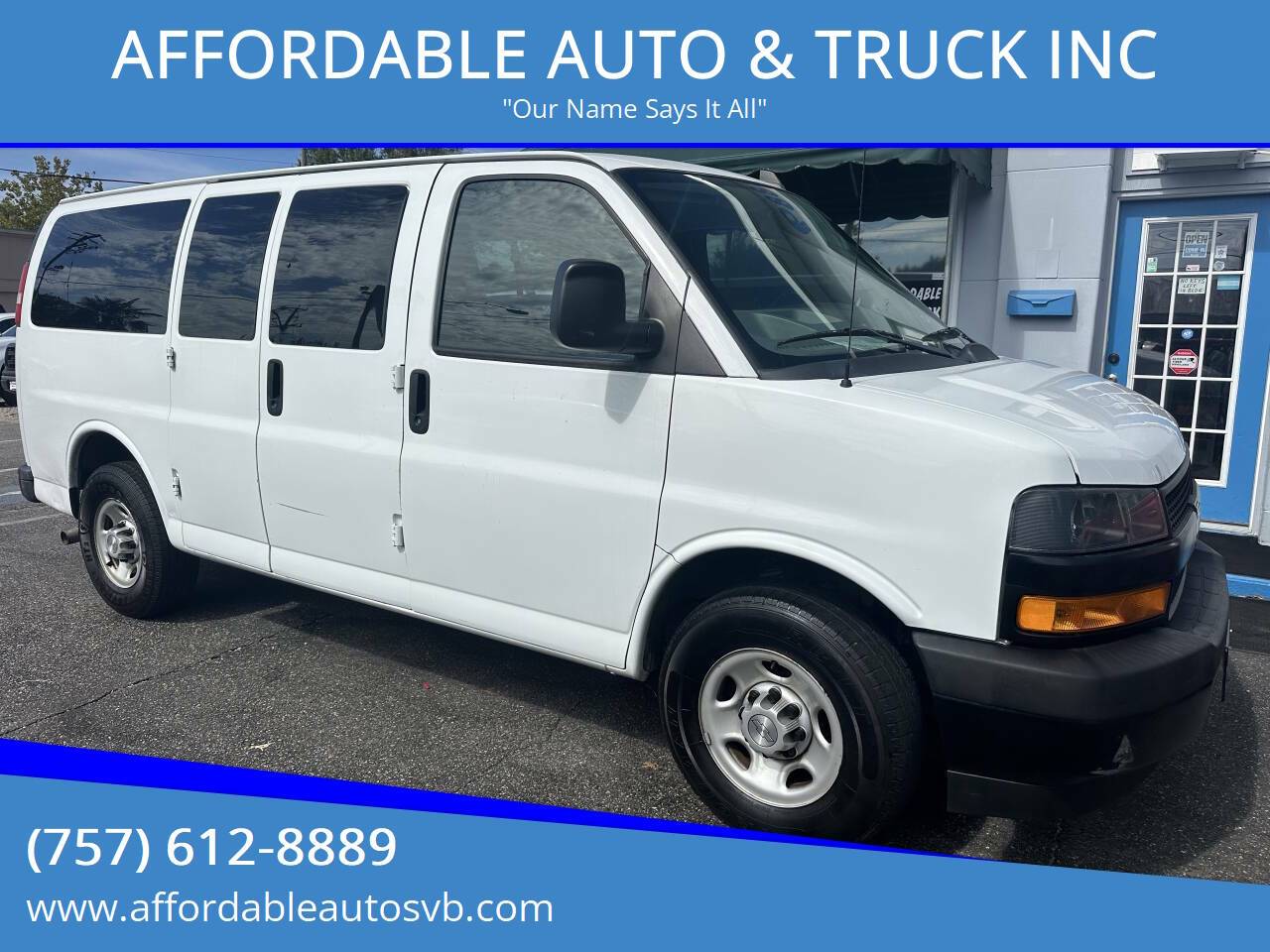 2019 Chevrolet Express Passenger LS — Passenger Van — 105,036 mi — Virginia Beach, VA