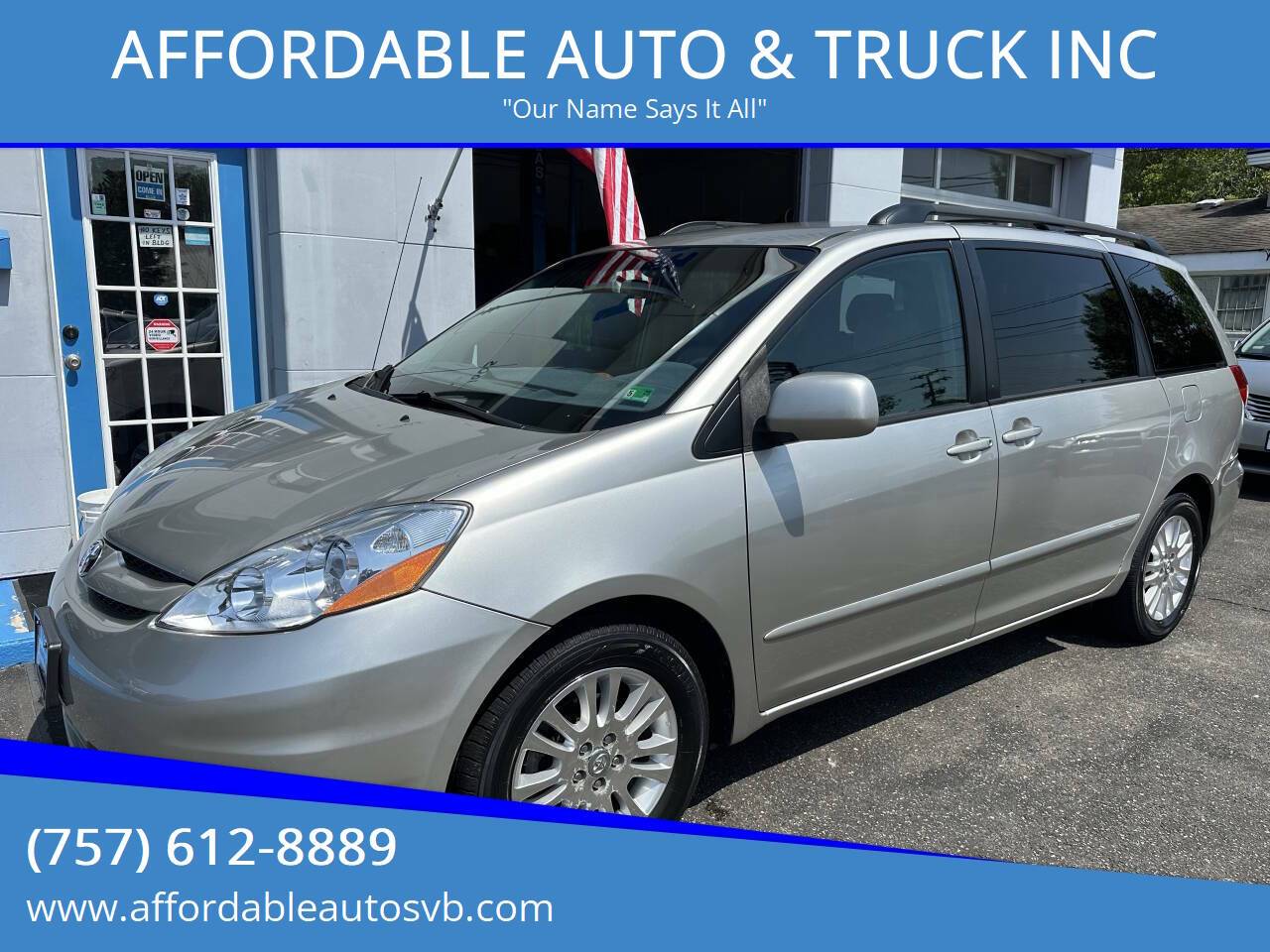 2008 Toyota Sienna XLE — Minivan — 101,185 mi — Virginia Beach, VA