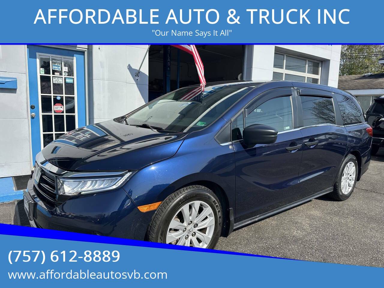2021 Honda Odyssey LX — Minivan — 76,229 mi — Virginia Beach, VA
