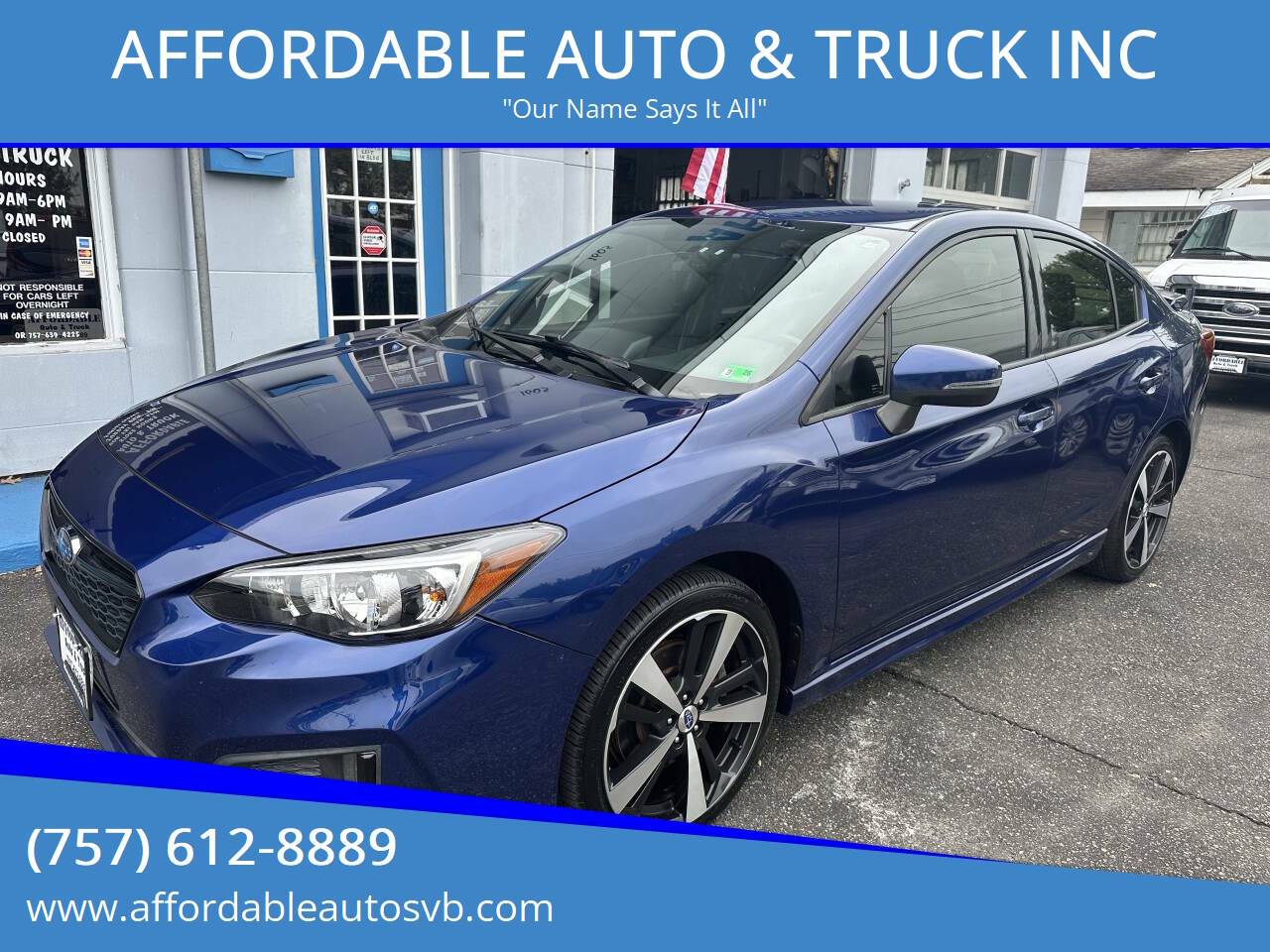 2017 Subaru Impreza 2.0i Sport — Sedan — 119,511 mi — Virginia Beach, VA