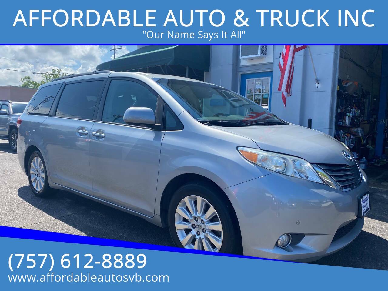 2011 Toyota Sienna XLE — Minivan — 140,026 mi — Virginia Beach, VA