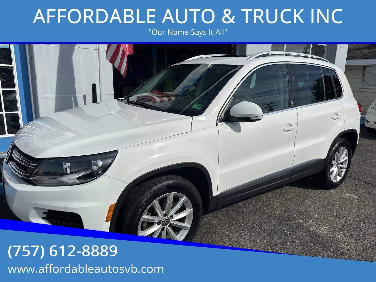 2017 Volkswagen Tiguan Wolfsburg Edition — SUV — 123,109 mi — Virginia Beach, VA