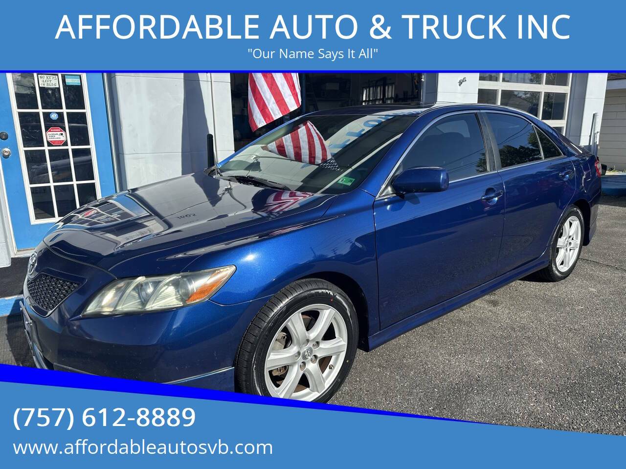 2007 Toyota Camry SE V6 — Sedan — 167,897 mi — Virginia Beach, VA