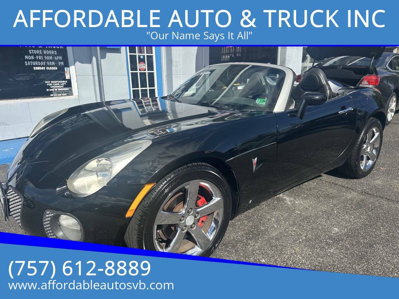 2008 Pontiac Solstice GXP — Convertible — 98,071 mi — Virginia Beach, VA