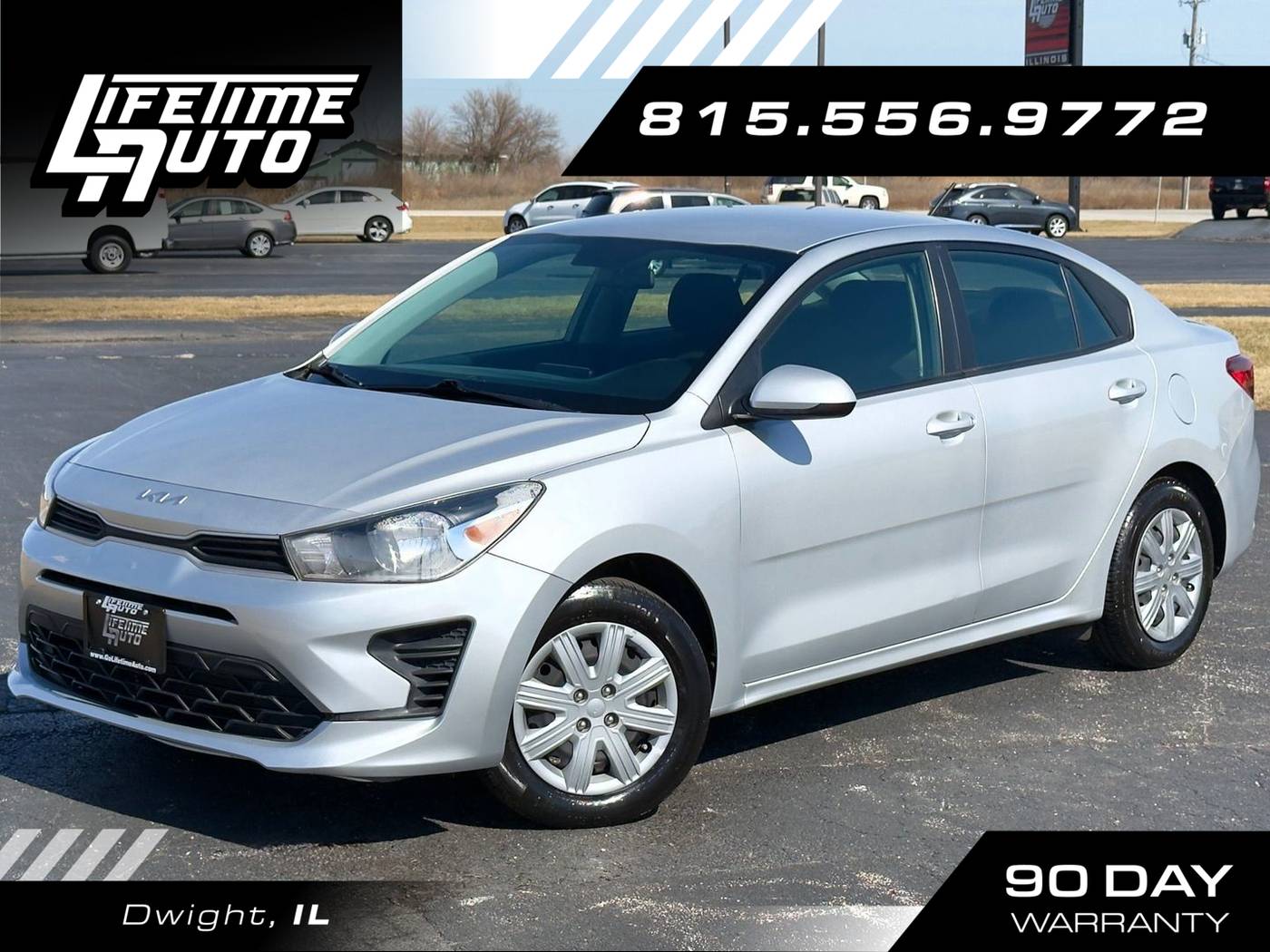 2022 Kia Rio LX — Sedan — 39,706 mi — Dwight, IL