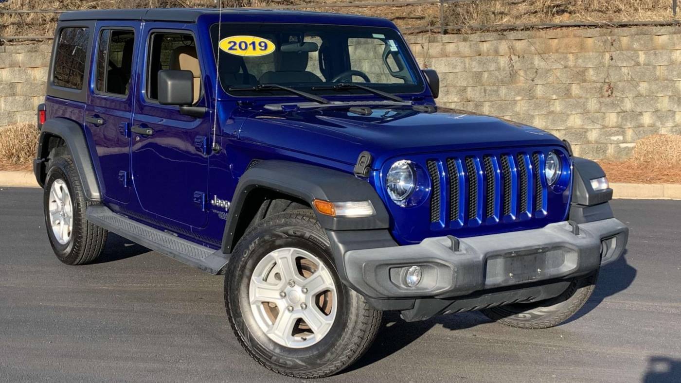 2019 Jeep Wrangler Sport S — SUV — 45,031 mi — Greenville, SC