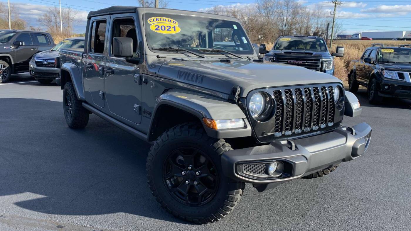 2021 Jeep Gladiator Willys Sport — Pickup Truck — 59,297 mi — Greenville, SC
