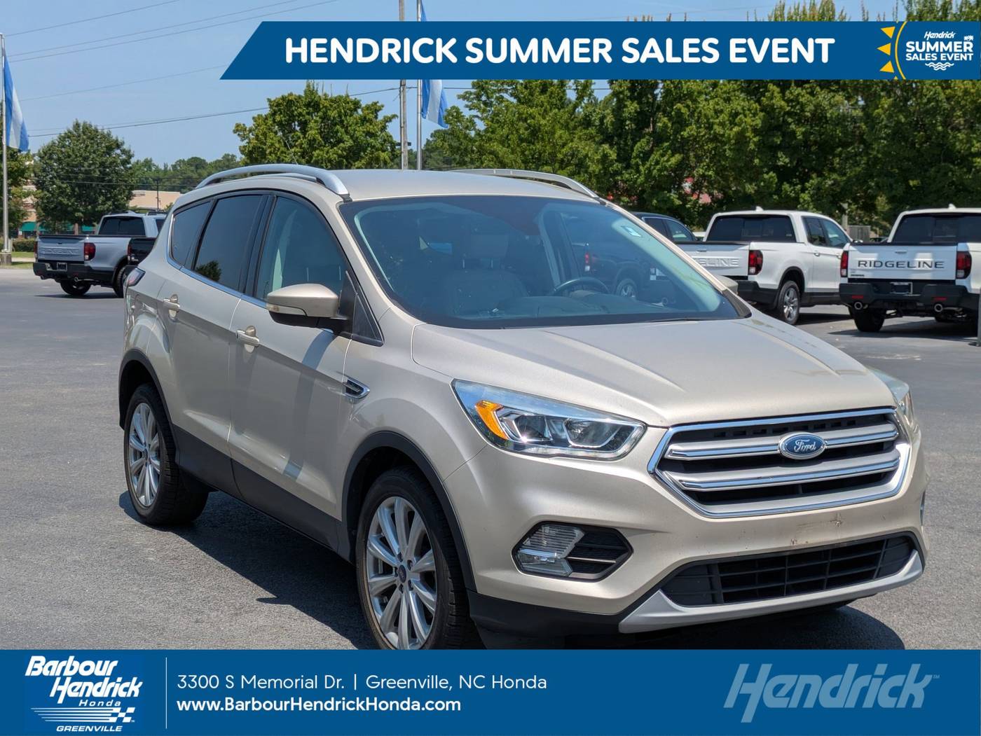 2017 Ford Escape Titanium — SUV — 36,637 mi — Greenville, NC