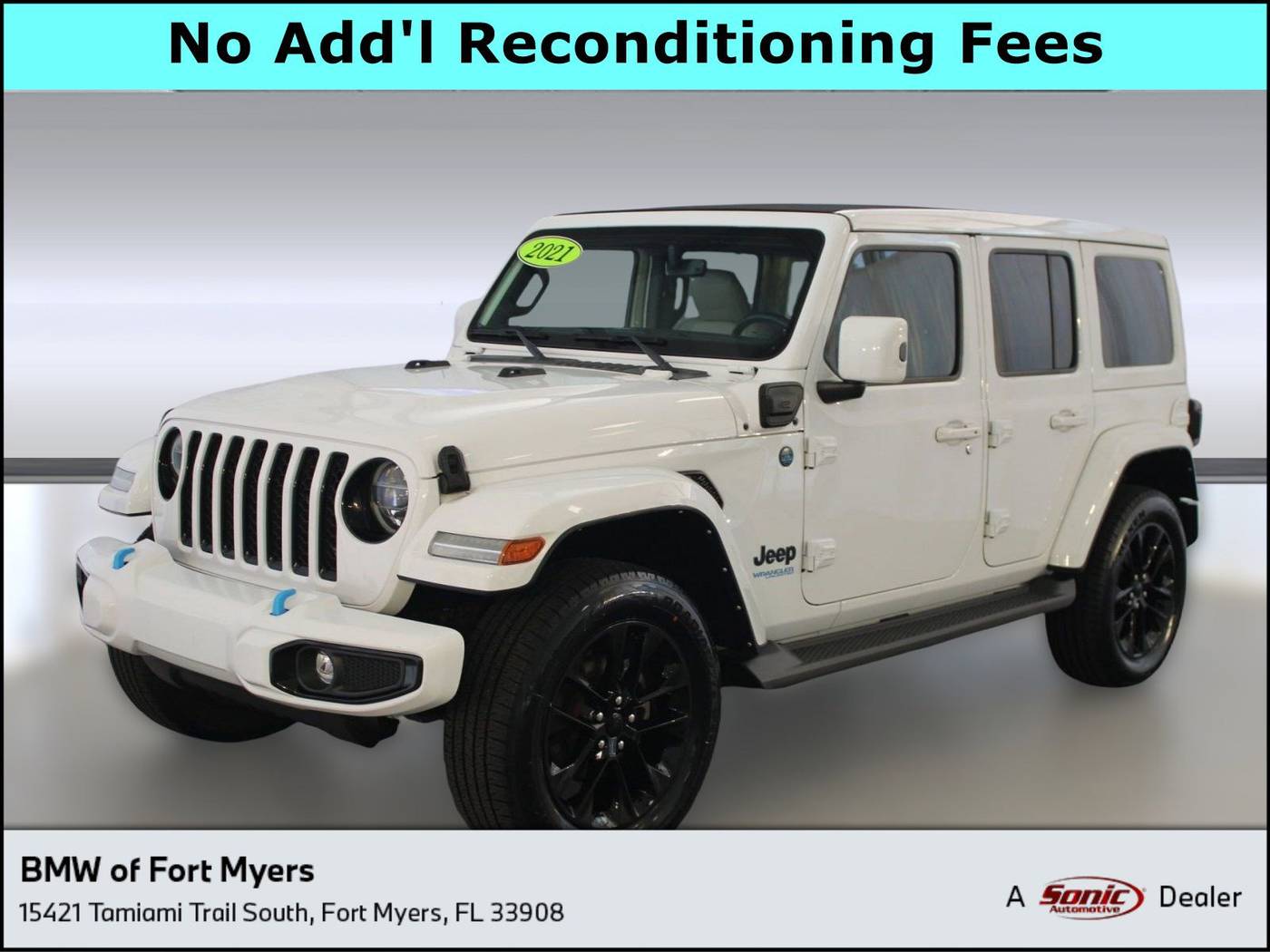 2021 Jeep Wrangler Sahara High Altitude 4xe — SUV — 52,705 mi — Fort Myers, FL
