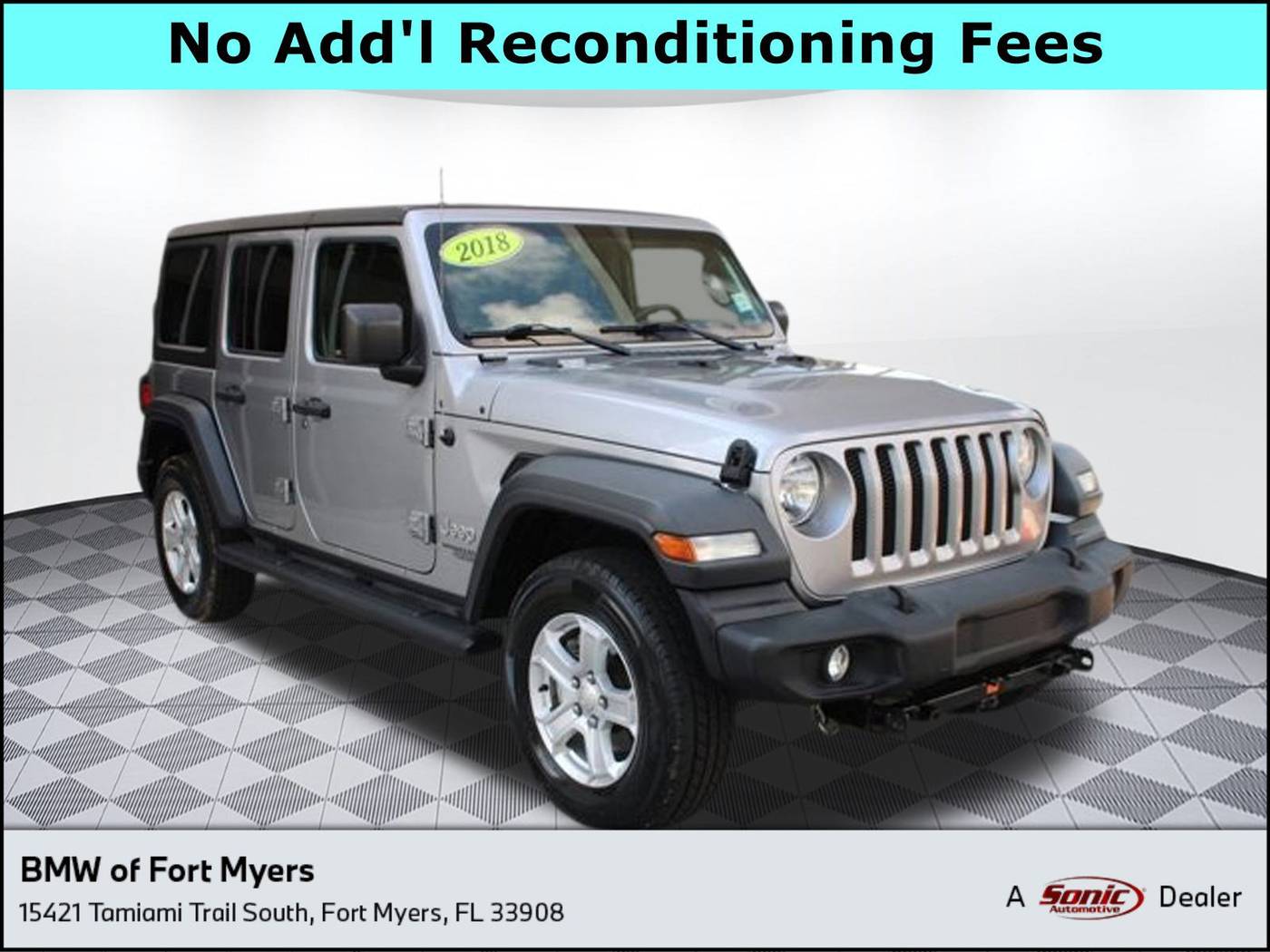 2018 Jeep Wrangler Sport S — SUV — 38,151 mi — Fort Myers, FL