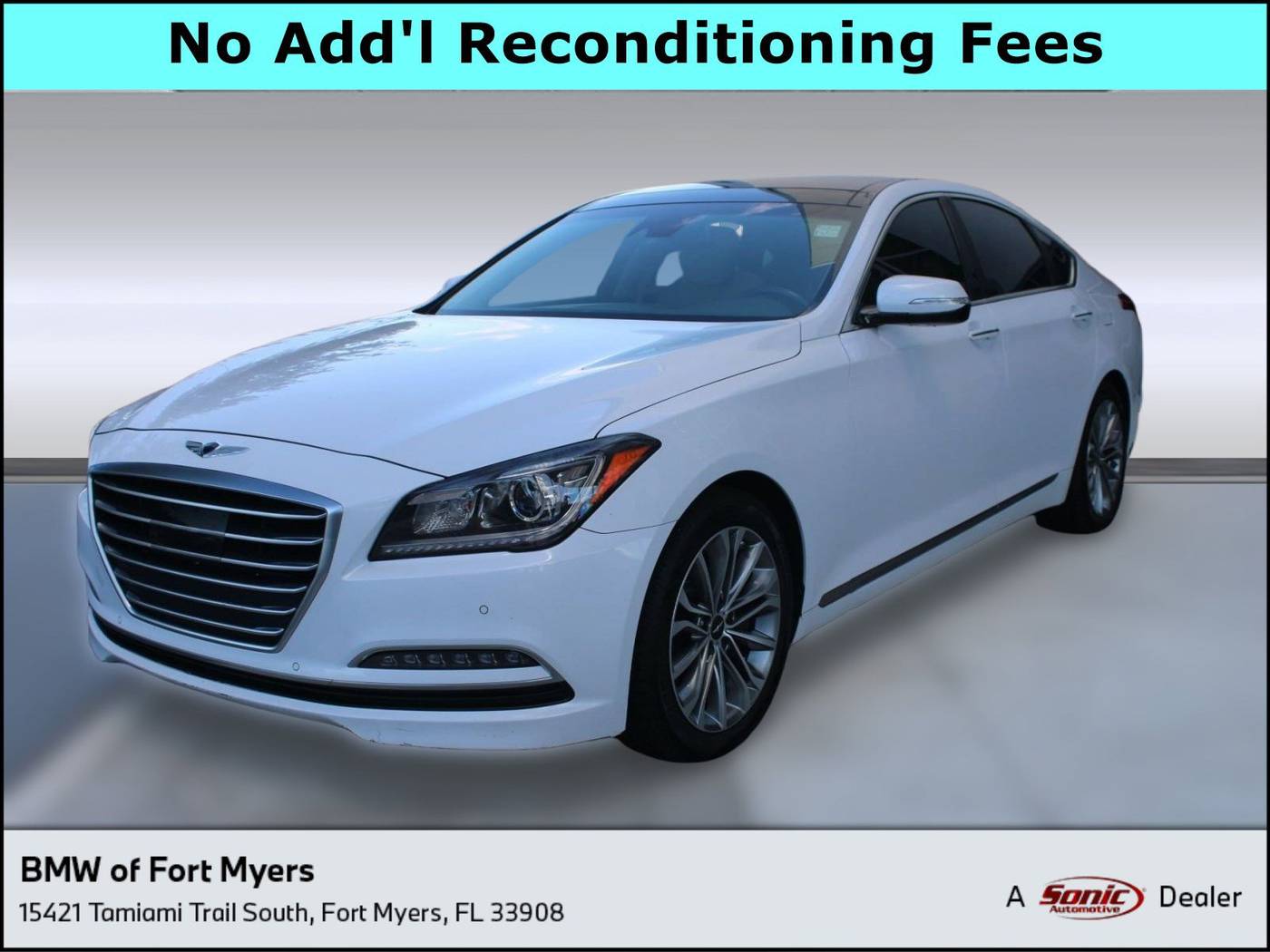 2017 Genesis G80 3.8L — Sedan — 80,933 mi — Fort Myers, FL