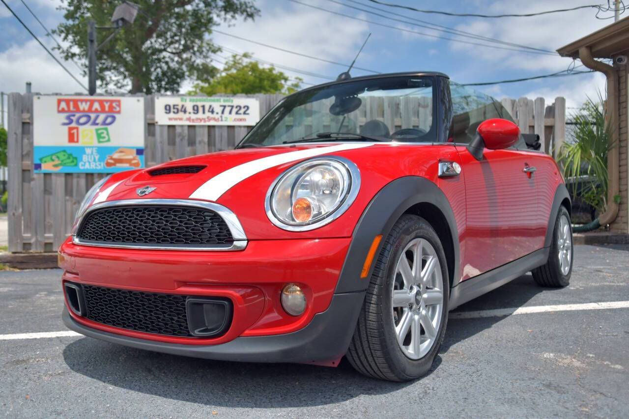 2013 MINI Convertible Cooper S — Convertible — 67,224 mi — FORT LAUDERDALE, FL