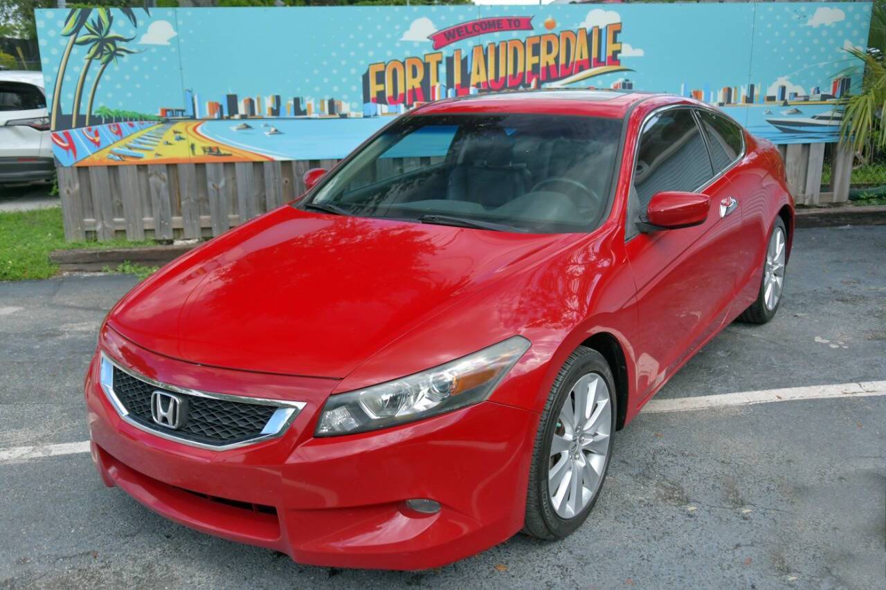 2009 Honda Accord EX-L V6 — Coupe — 107,078 mi — FORT LAUDERDALE, FL