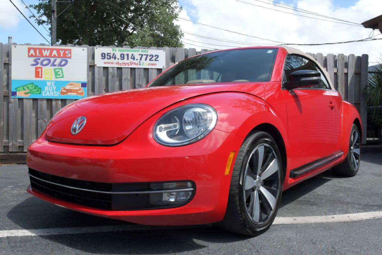 2013 Volkswagen Beetle Turbo 60s Edition — Convertible — 47,743 mi — Fort Lauderdale, FL